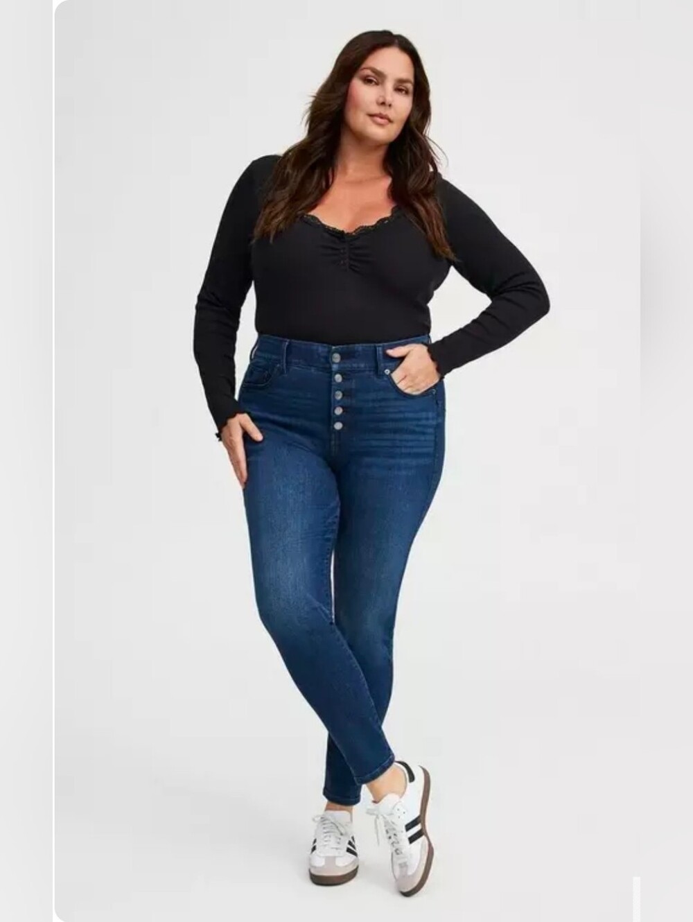 Torrid Bombshell Skinny High-Rise Jean Sz 12 Tall
